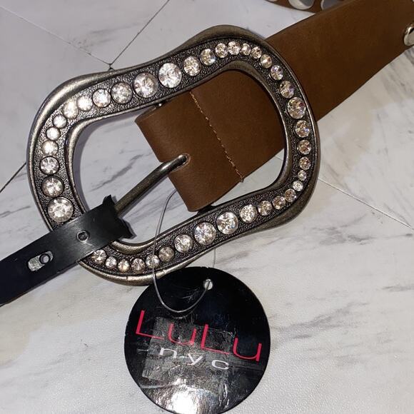 LuLu NYC Fantasia Studded Jewel Bling Belt New with Tags - Picture 2 of 6